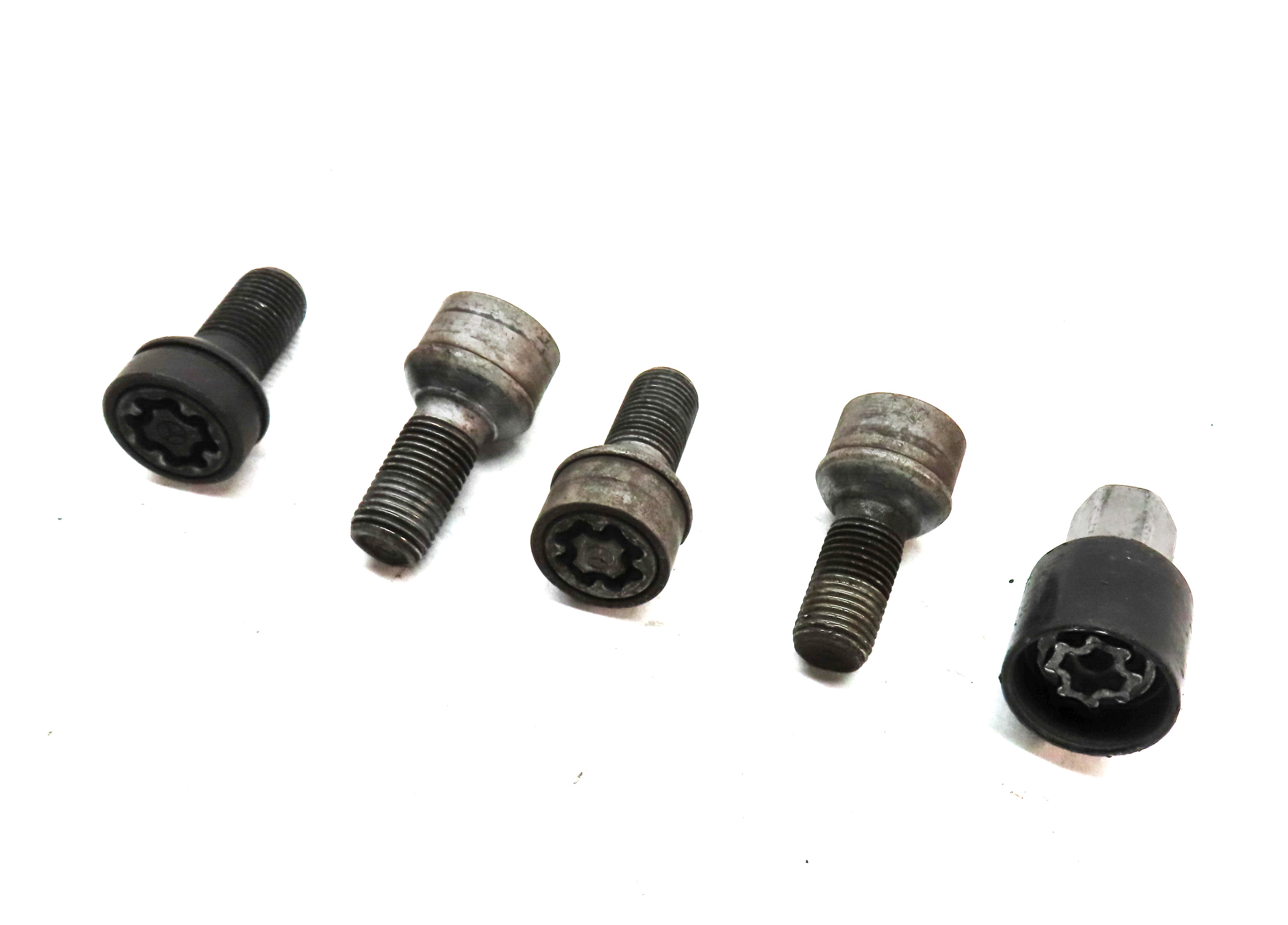 2016 MERCEDES E350 (W212) WHEEL LUG NUT LOCK SET/5 w/KEY — exact item pictured